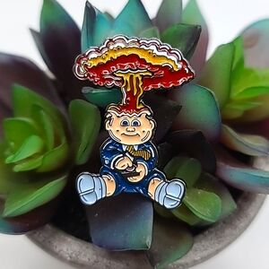 Garbage Pail Kids Adam Bomb Nostalgia Cartoon Enamel & Metal Pin